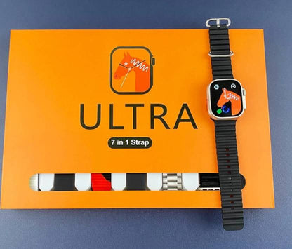 7 Strap Ultra 8 Smart Watch  [ 5 box ]