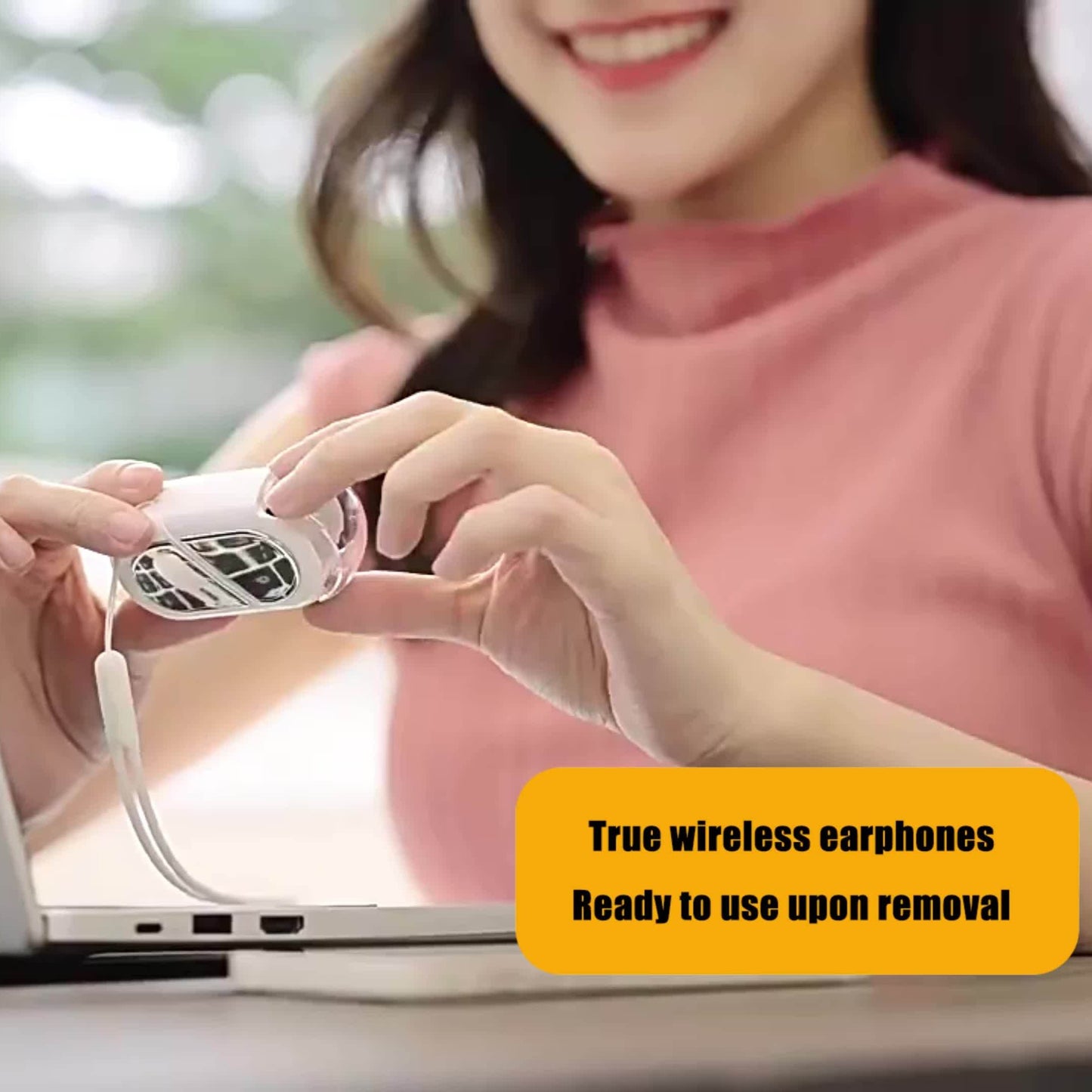 Heart Shape TWS Wireless Earphones | Buy 2 Get 1 Free